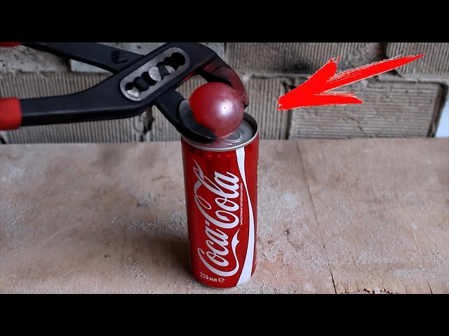 Experiment Glowing 700 Degree Metal Ball Vs Coca Cola Experiment Glowing 700 Degree Metal Ball Vs Coca Cola