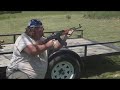 Bobby sights in the AK47