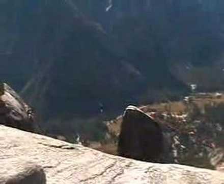 Slacklining in the Lost Arow Spire 2003