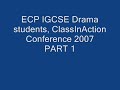 Part 1, ECP Drama competition piece