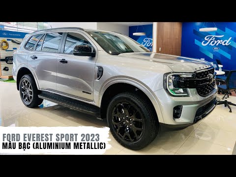 BỊ HÚT HỒN NGAY LẦN ĐẦU NHÌN THẤY - FORD EVEREST SPORT 2023 MÀU BẠC ALUMINIUM METALLIC