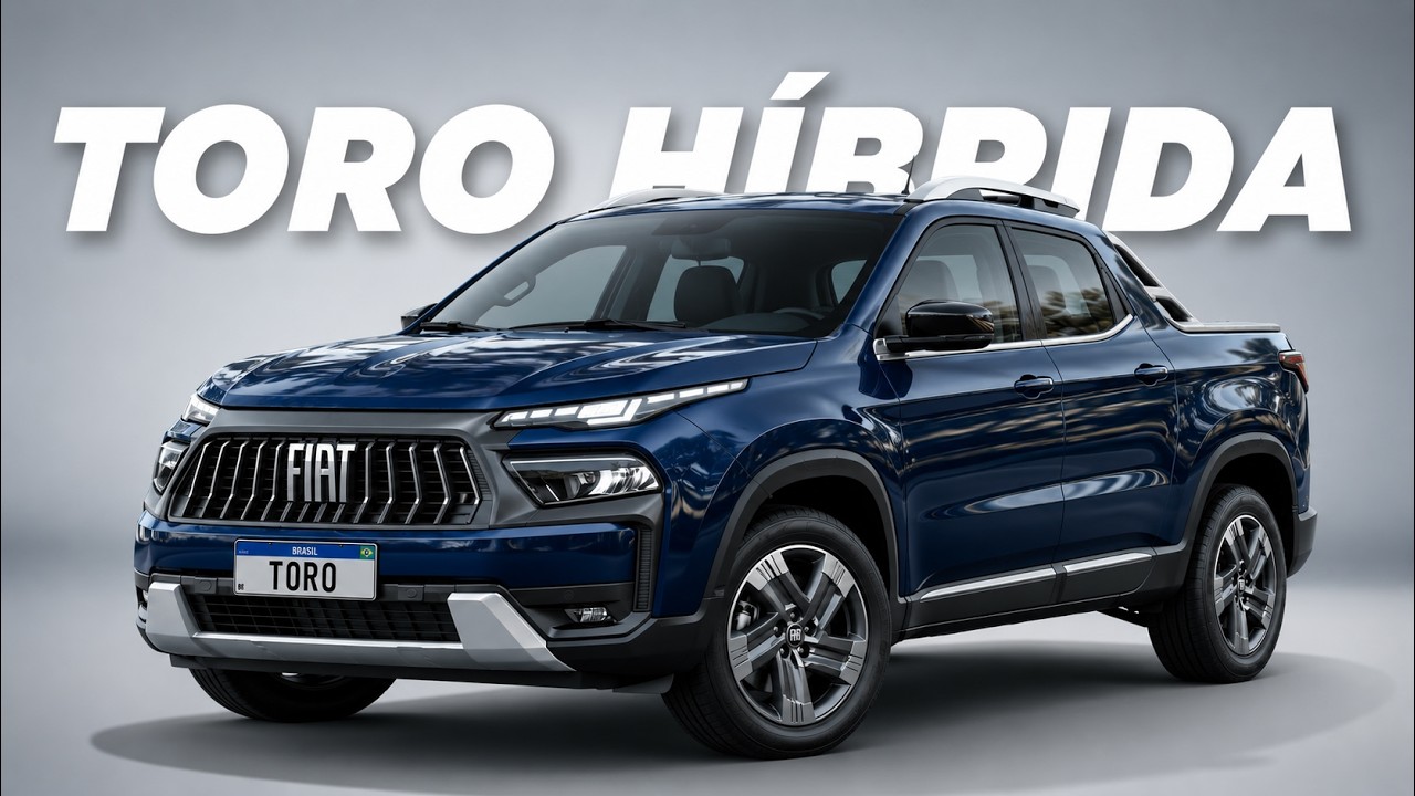 Fiat Toro ganha sistema híbrido leve na linha 2027 - Auto Play