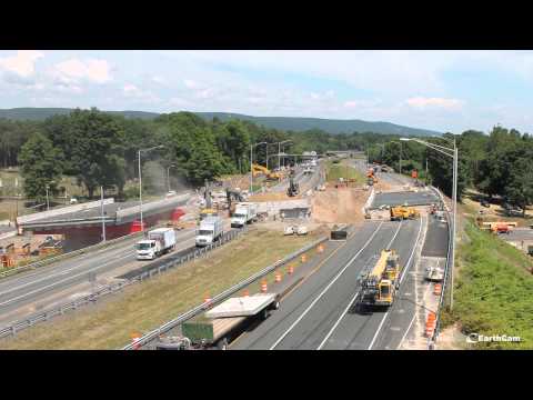 replacement - (SOUTHINGTON, CT) - Governor Dannel P. Malloy today released a time-lapse video of the replacement of two Connecticut highway bridges. The $6 million project to replace the I-84 bridge over...