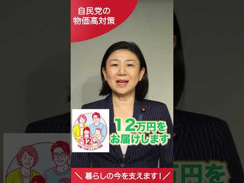 自民党の物価高対策 暮らしの「今」を支えます!
