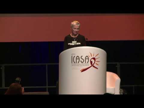 UNAIDS Annie Lennox & Michel Sidibe at ICASA 2013