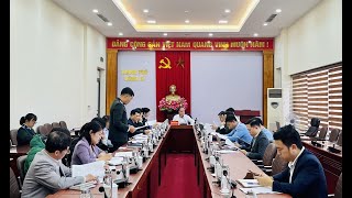 Họp bàn phương án cưỡng chế thi hành án đối với hộ gia đình bà Bùi Thị Tuyết, phường Quang Trung