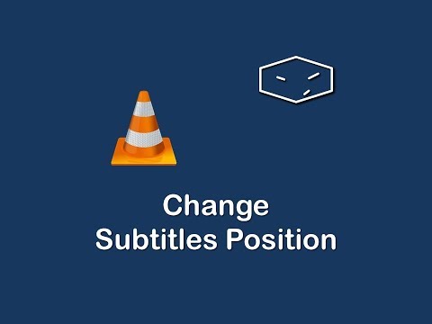 how to adjust vlc subtitles position