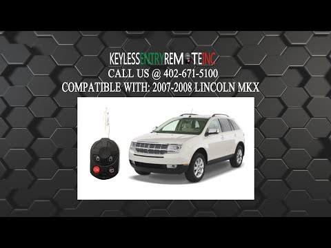 How To Replace Lincoln MKX Key Fob Battery 2007 2008