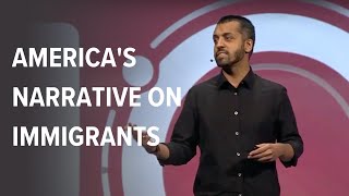 Photo of Wajahat Ali speaking
