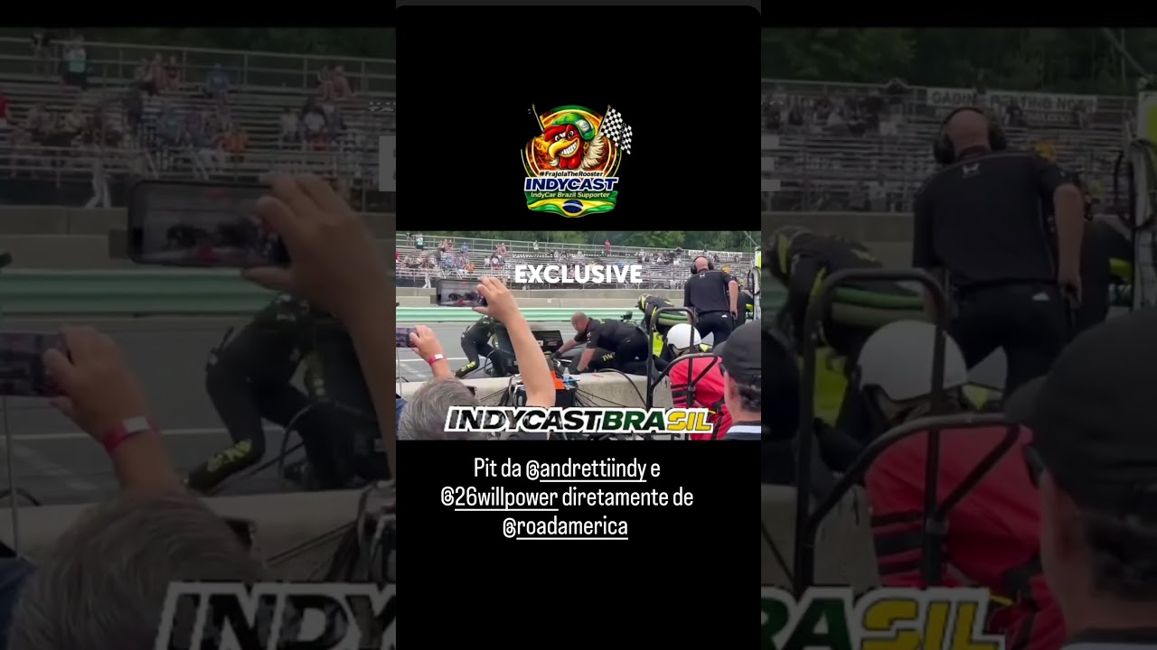 Pit do @26WillPower e @Andretti.Global #indycastbrasil