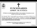 huelga de justicia en albacete  entierro