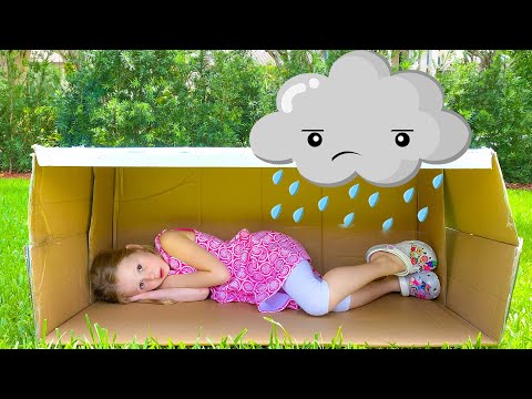 Nastya and the story about a new playhouse and a strange nanny