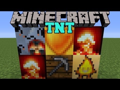 Minecraft: TNT MOD (NUKE, FIRE BOMB, SCATTER BOMB, & NAPALM) Mod Showcase