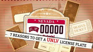 Get Your License To Brag: UNLV License Plates Raise Money for Scholarships