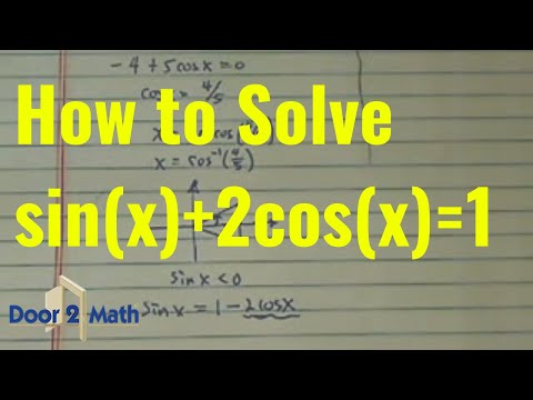 how to isolate x in sinx