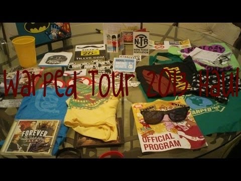 Warped Tour Haul and experience!