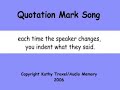 Quotation Mark Song Quotation Mark Song