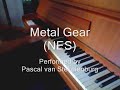 my own interpretation of metal gear (nes) on our acoustic piano.