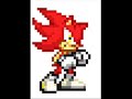 My first try at fire sonic sprites