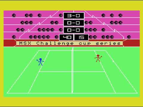 3D Tennis (1983, MSX, ASCII Corporation)