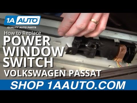 How To Install Replace Power Window Switch VW Passat 98-01 1AAuto.com