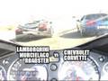 Lambo vs Vette Roll Race Lamborghini Murcielago vs Chevrolet Corvette Kings of the Street