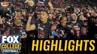 (24) Utah wins with late TD from Troy Williams to Tim Patrick - 2016 College Football Highlights by FOX Sports