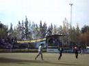 entrada del equipo de primera divisi�n vs. futbol club de tres algarrobos 
huracan 1  vs.  futbol c. 0