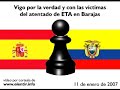 en memoria de las víctimas del atentado de eta en barajas