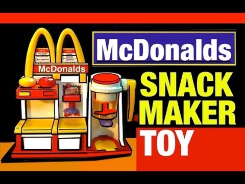 mcdonalds - McDonald's Toy Hamburger Maker Playset. A Vintage McDonalds 1993 Snack Food Maker Toy Review by Mike Mozart Mike Mozart's first McDonald's Toy Review of the ...