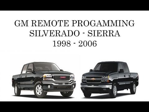 How To: Program GM Silverado Sierra Keyless Remote Transmitter