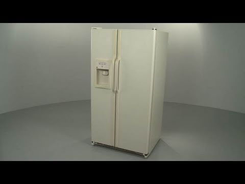 how to remove the light cover on a g.e. refrigerator