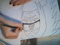 Dessin manga Sasuke sceau maudit