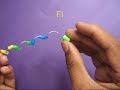 USE WIRE SPRING & COLOR STRAW PIECES TO MAKE A SPLENDID SPIRAL SNAKE !!!