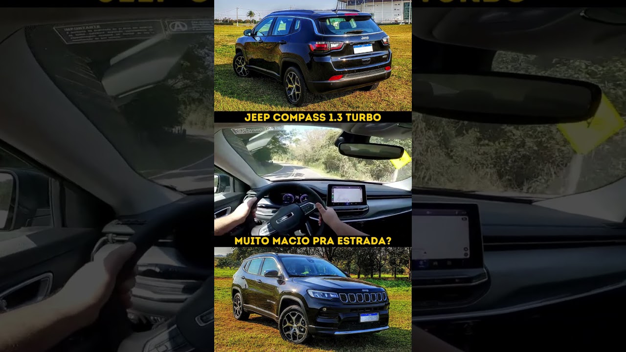 Eu sou fã do setup de suspensão do Jeep Compass! Acho que ela combina com a proposta do carro...