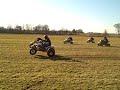 Banshee KFX700 Suzuki 450 400 DS650 drag race Banshee KFX700 Suzuki 450 400 DS650 drag race