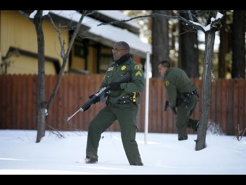 Cops torch cabin where Christopher Dorner was held up