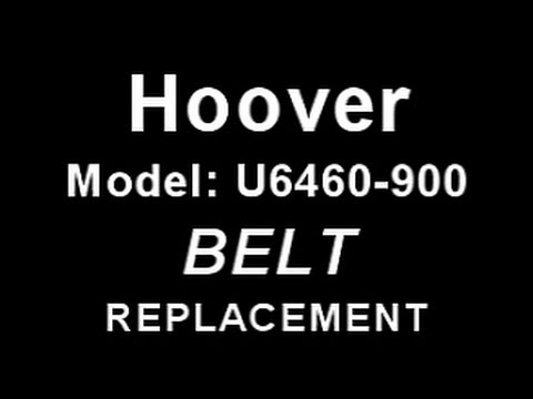 how to replace belt on hoover uh70015