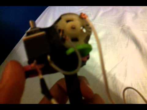 how to make a tattoo gun with a cd player