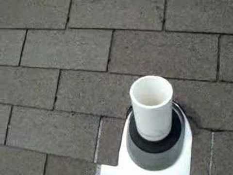 how to shingle around a vent pipe