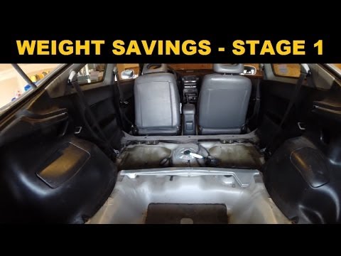 Car Weight Removal – Acura Integra – Stage 1