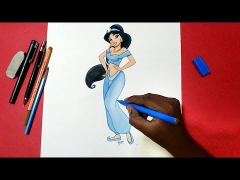 how to draw jasmine