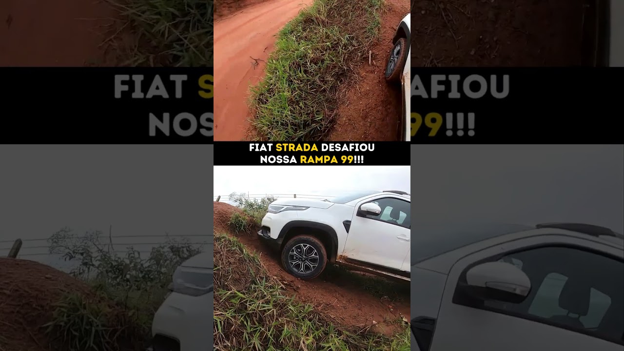 Fiat Strada desafiou nossa rampa 99!!! #fiatstrada #offroad #fiat