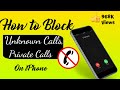 How To Block Unknown Callers On Iphone 11