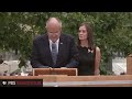 America Remembers 9/11 | PBS NewsHour to.pbs.org Former New York Mayor Rudolph W. Giuliani reads Ecclesiastes 3 from the Bible at Ground Zero in New York on the 10th anniversary of 9/11.
