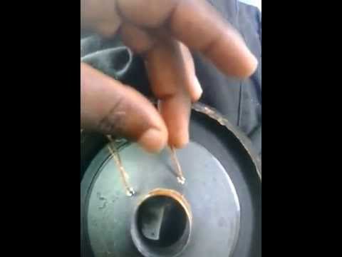 how to repair blown speaker