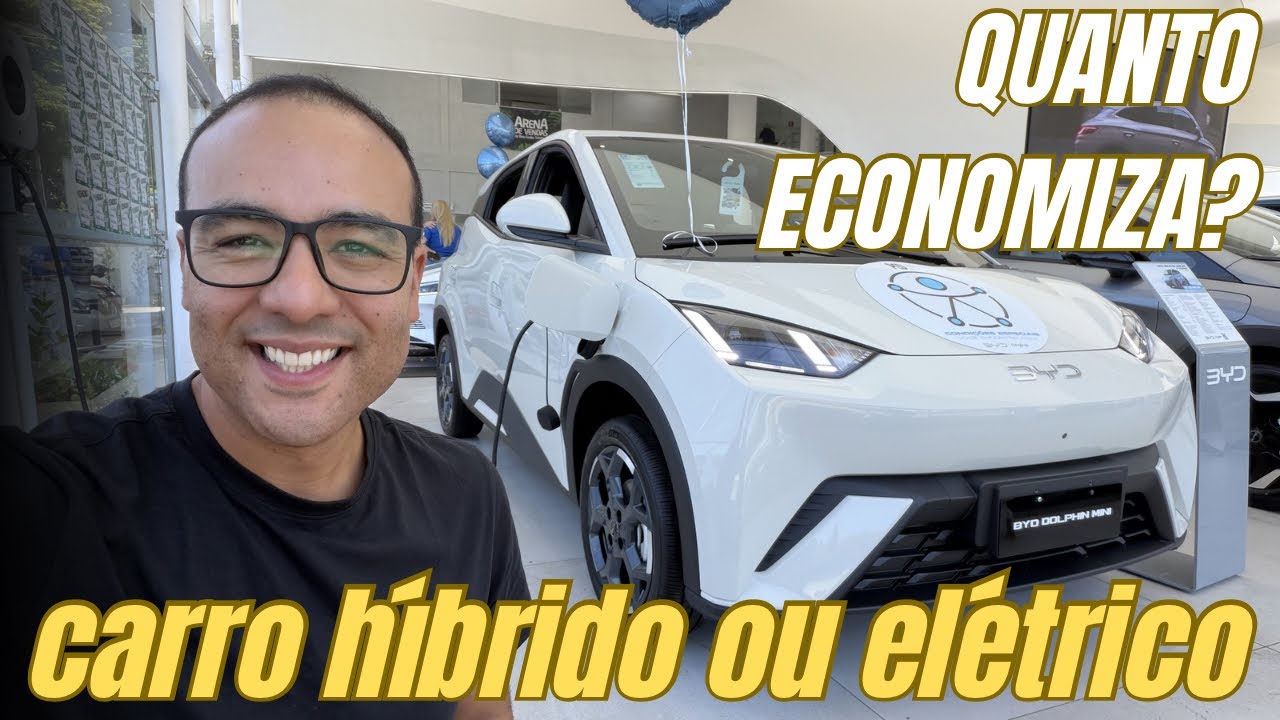 QUANTO ECONOMIZA CARRO ELÉTRICO E HÍBRIDO COM GASOLINA A R$ 7?
