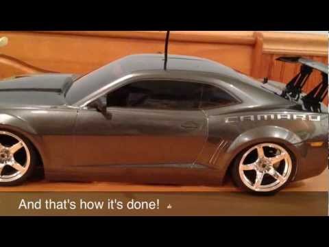 how to paint lexan rc body