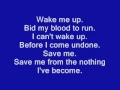 Evanescence – Bring Me to Life
