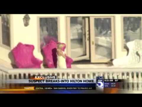 KTLA Exclusive Video: Paris Hilton Seen Wearing A Towel After Intruder's Arrest